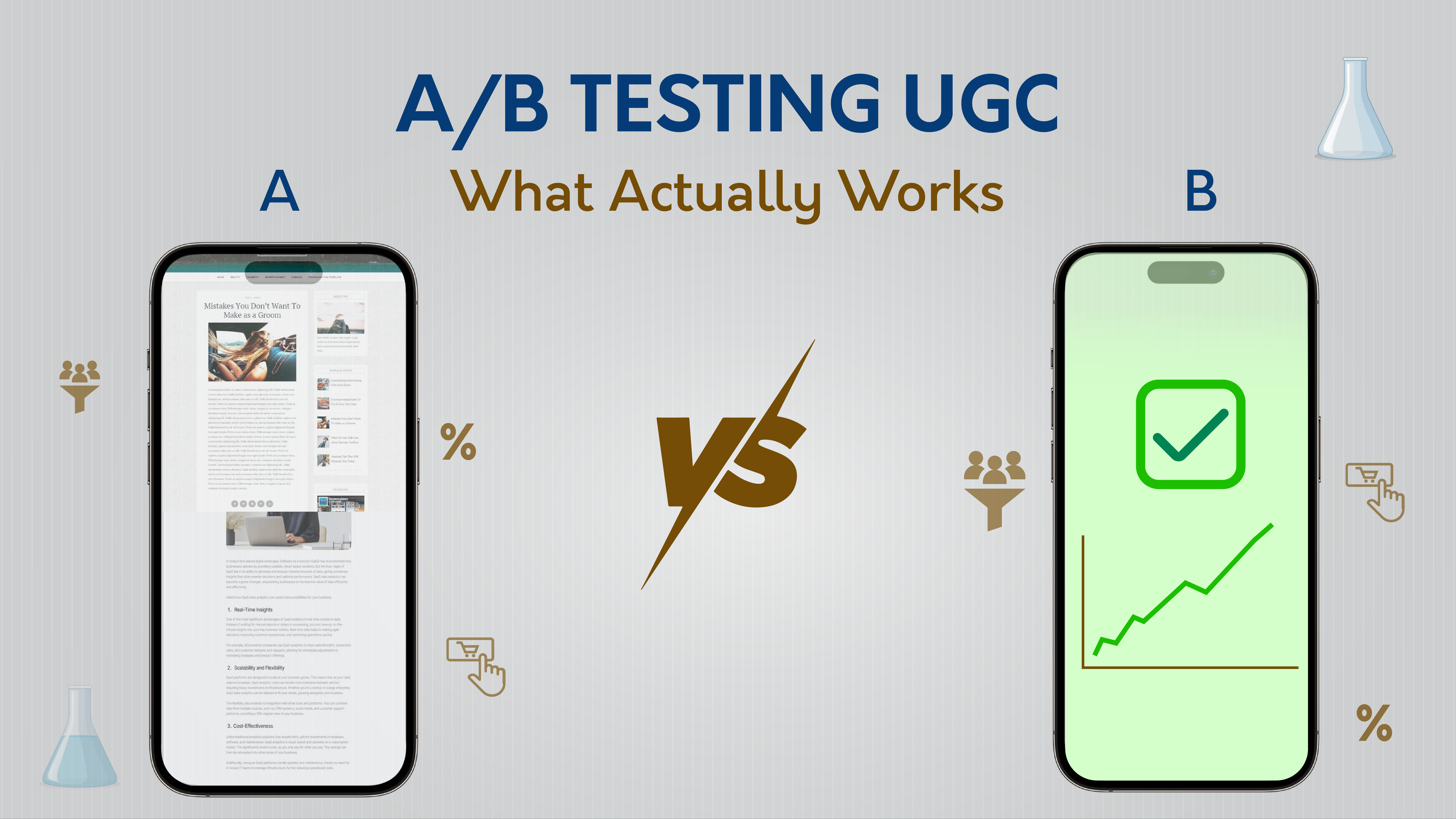 A/B testing illustration